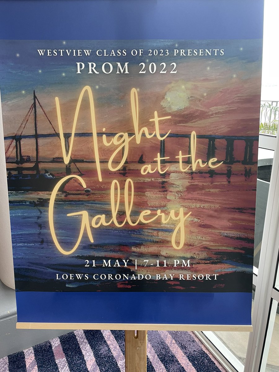 A beautiful venue for our Westview 2022 Prom! So grateful!💛🖤
