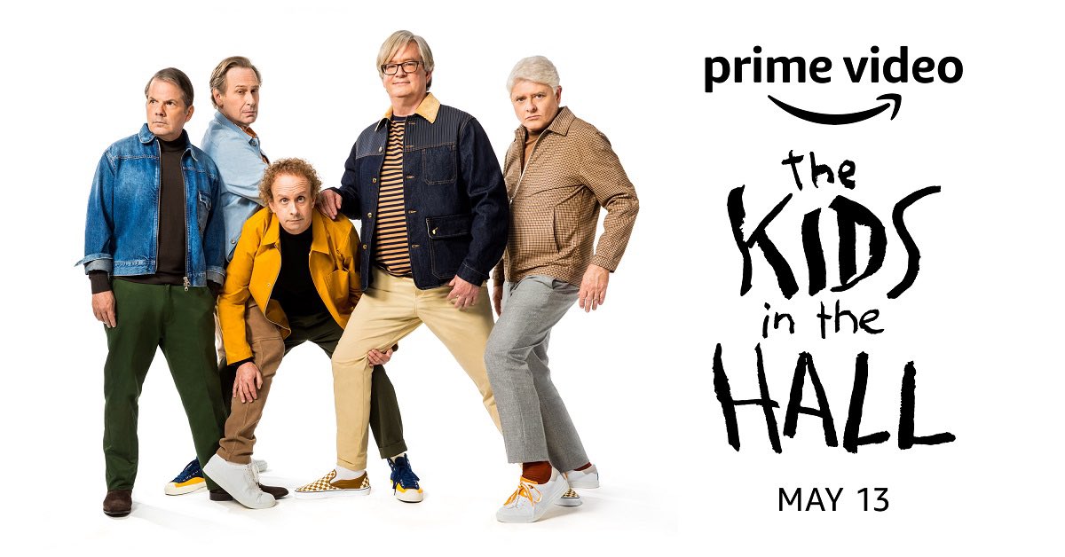KeithOlbermann's tweet photo. The return of @DaveSFoley @BrucioMcCulloch @ScottThompson_ @Mark_DMcKinney @kevinthekith in @KITHOnline on @primevideo is not just the first bit of light after these long dark years but should go viral and be renewed because of the volume of @Twitter handles alone #KidsInTheHall https://t.co/gGqyvczNz8