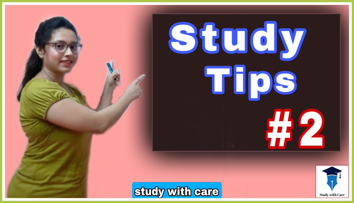 Lipika_sur_'s tweet photo. Study Tips #2 ...
Full video on YouTube..
Checkout☑️ https://t.co/XYjd2xkXu5
#studywithcare https://t.co/D7ZwI646tq