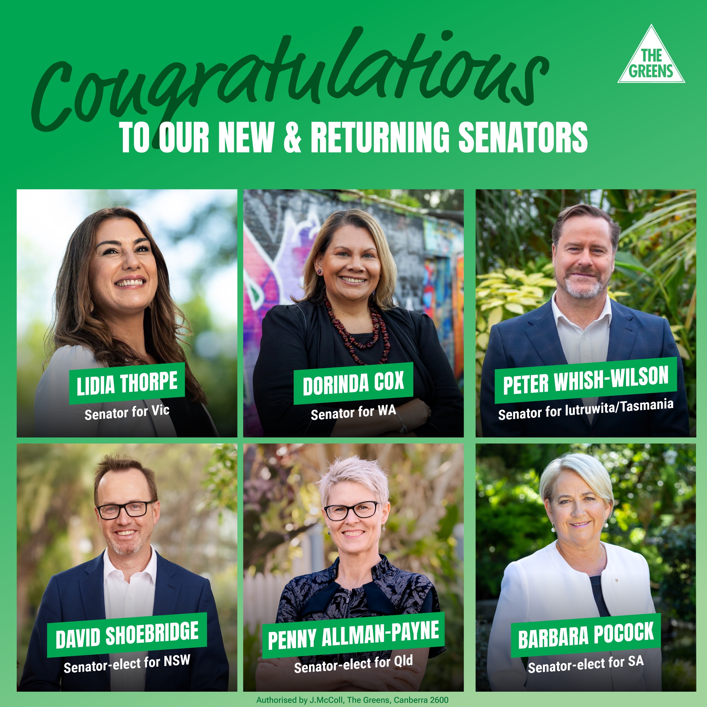 Australian Greens on Twitter "This is history in the making! Returning