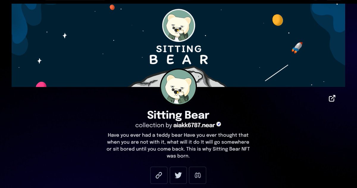 Hello, now I have been verified 🎉🎉
And then I will inform you that at the beginning of next month, I'll have a new drop.
Please prepare to sit with the bear 🐻🐻👇👇
Paras : paras.id/collection/sit…