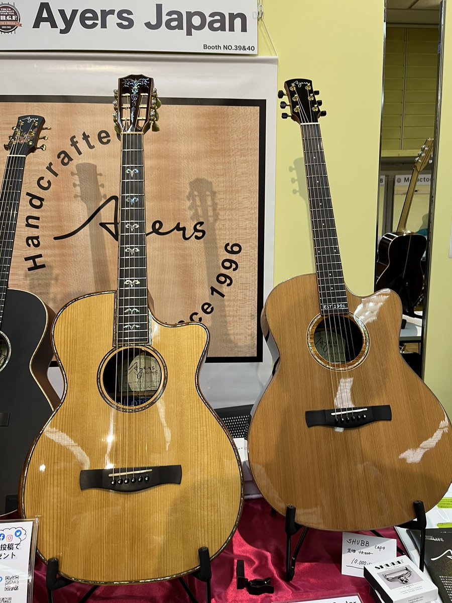 Martin0045CTM's tweet photo. めちゃいいギター！！

#TOKYOハンドクラフトギターフェス に参加してます

#OTSLAB で #倍音ギター を試奏しよう！ 
#otslab #overtonesystem  #倍音 https://t.co/6ml1HghsRu