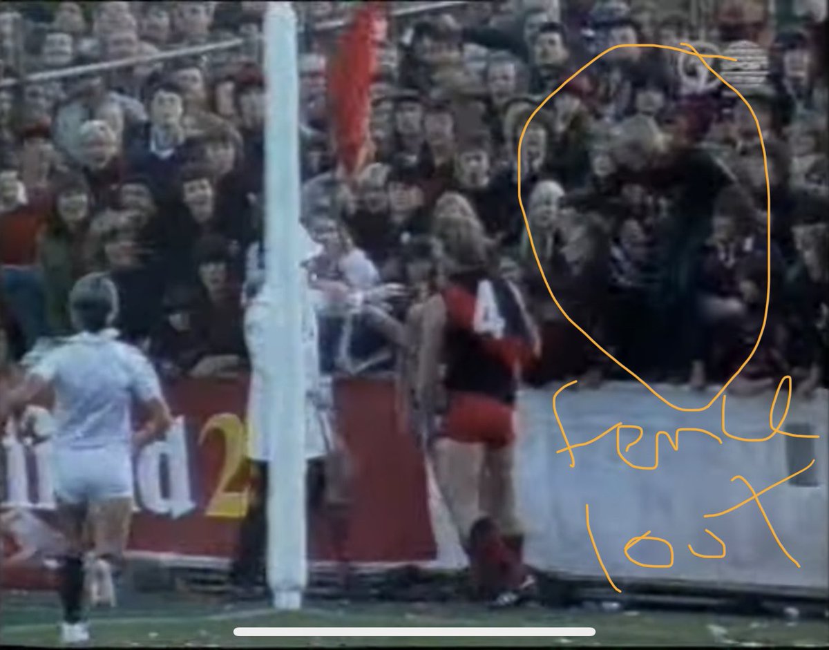 Forty years a fence lout … #essendon #afl #windyhill