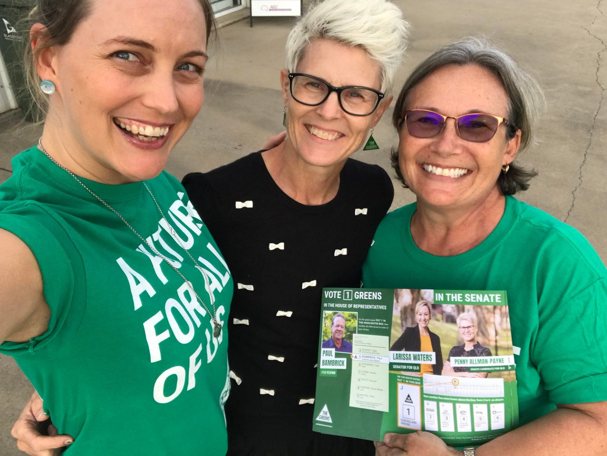 QldGreens's tweet image. Qlders, you did it 🎉🎉🎉 

Gladstone-based teacher &amp;amp; unionist, Penny Allman-Payne, has been elected as our 2nd Senator for Qld, ready to fight for us alongside @larissawaters  💚

Thank you to all of you who helped make this happen 👏 We're so excited to see Penny in Parliament!