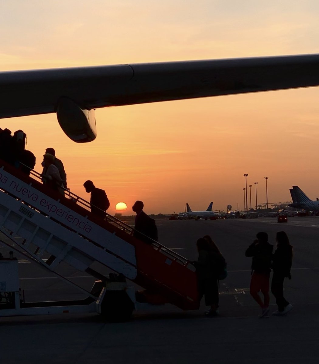 Madrugado pero con buen amanecer! Próxima parada: Bilbao