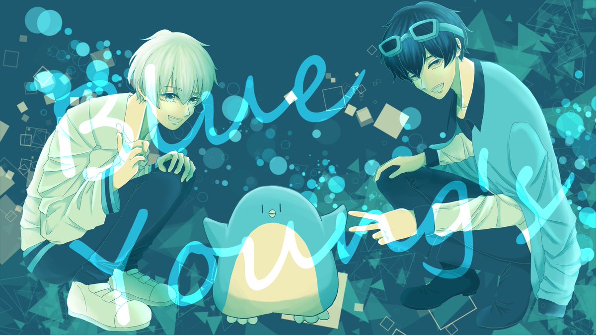 aaa6025's tweet photo. ※ミスがあったので再投稿
ブルーヤングズ！！！！！！青系のパレット縛りで描いてみました
背景色に悩みすぎて迷宮入りしたのでどっちも載せました🙆‍♀️
おらふくんお誕生日おめでとうございます🎉🎉
#ふじみやまで届け
#たけぉぇかき
#見るかもわからん https://t.co/7xRqS1K0tB