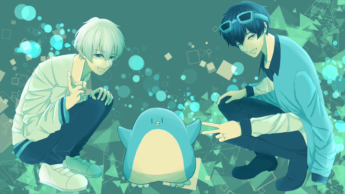 aaa6025's tweet photo. ※ミスがあったので再投稿
ブルーヤングズ！！！！！！青系のパレット縛りで描いてみました
背景色に悩みすぎて迷宮入りしたのでどっちも載せました🙆‍♀️
おらふくんお誕生日おめでとうございます🎉🎉
#ふじみやまで届け
#たけぉぇかき
#見るかもわからん https://t.co/7xRqS1K0tB