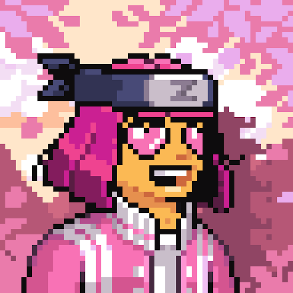 dachshundwizard's tweet photo. Can I please see your Augminted Labs Scientists? I got this one yesterday for 0.015. Her name is Haruno Sakura 🥹 I know my fellow #kaijuKingz made some dope @augminted scientists! 🧑‍🔬

#AugmintedLabsScientists https://t.co/sj3H8L7iaN