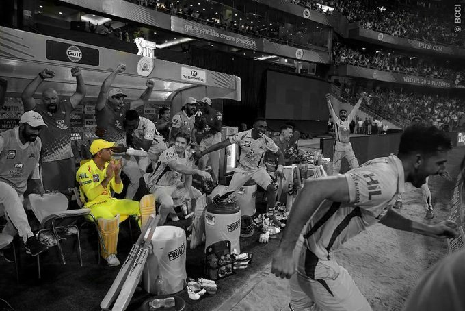 Mahiyank_78's tweet photo. Dhoni after CSK Reached into Finals without depending on other teams . https://t.co/G3cJotuABW