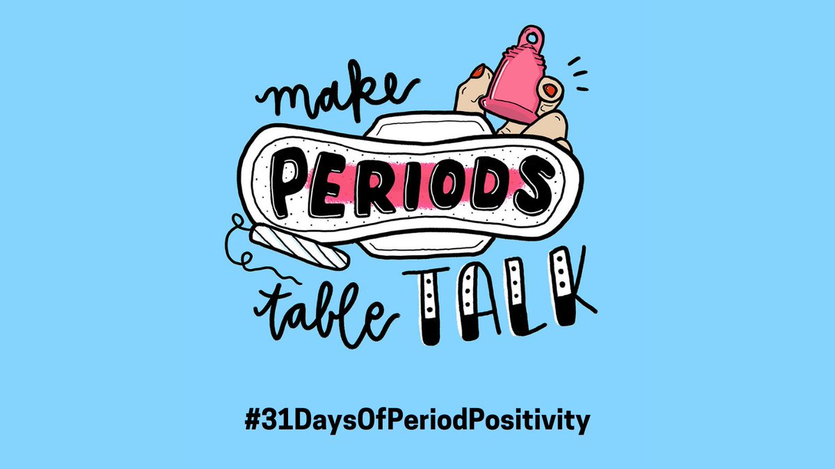 awareindia2020's tweet photo. Make periods table talk! Let us wish for a world in which talking about menstruation and blood coming out of the uterus and suffering from period cramps becomes as normal as talking about the weather. #31daysofperiodpositivity #menstruation #menstruationmatters #periodpower https://t.co/cxXXupmrhe