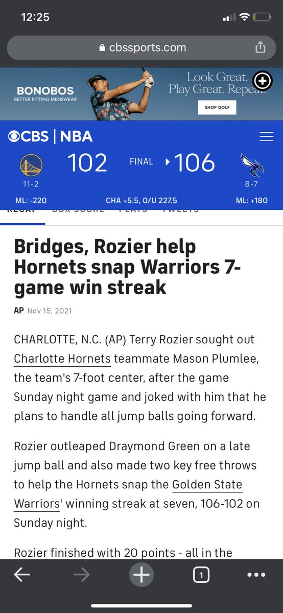 trevordobbs8's tweet photo. @Delejayn @Johng_c Oh and the guy is from N.C. Just butt hurt his Hornets are gone. Within the first 15 games the warriors were 11-1 and Mr. City’s Hornets were a impressive 7-7. Hornets won and another bandwagon was jumped on. https://t.co/5eHm0VXyHO