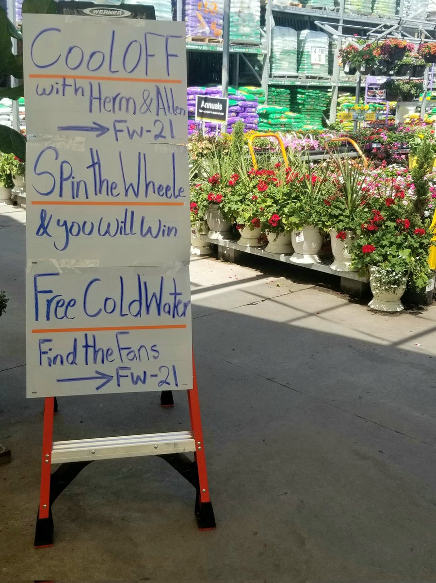4627_Midlothian's tweet photo. It's all about HVAC this weekend!Cullen directing 🥵traffic in garden, Ernie GETing the🥵 traffic up front,& Our AWESOME HVAC provider holding the 🥶COOLING STATION🥶down! @kmn293 @THDHynes #HVACANYWHERE #howhighishigh #fillthepipeline1H2022 https://t.co/zNs8B8VP0Q