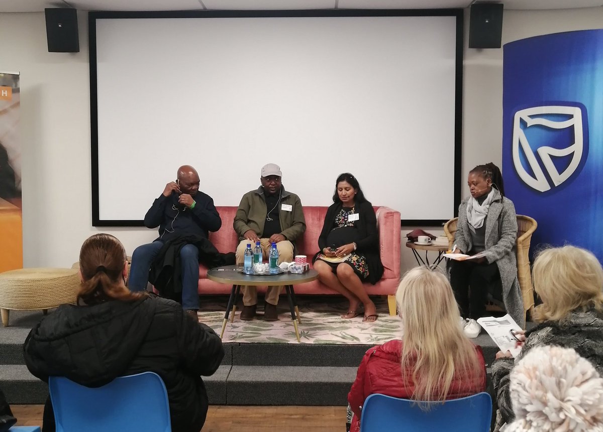 SueNyathi's tweet photo. Thank you to our sponsors @StandardBankArt @Timbaland @ExclusiveBooks for bringing us another fabulous @KingsmeadBF #KBF22 Looking forward to do doing this again next year! https://t.co/XJMADu69JI