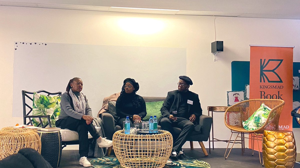 SueNyathi's tweet photo. Thank you to our sponsors @StandardBankArt @Timbaland @ExclusiveBooks for bringing us another fabulous @KingsmeadBF #KBF22 Looking forward to do doing this again next year! https://t.co/XJMADu69JI