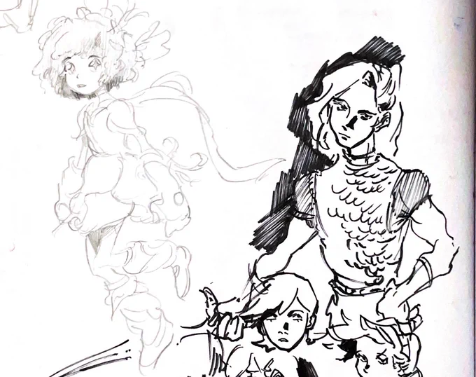 i finished coloring my zine now text and formatting and i will b GOD 