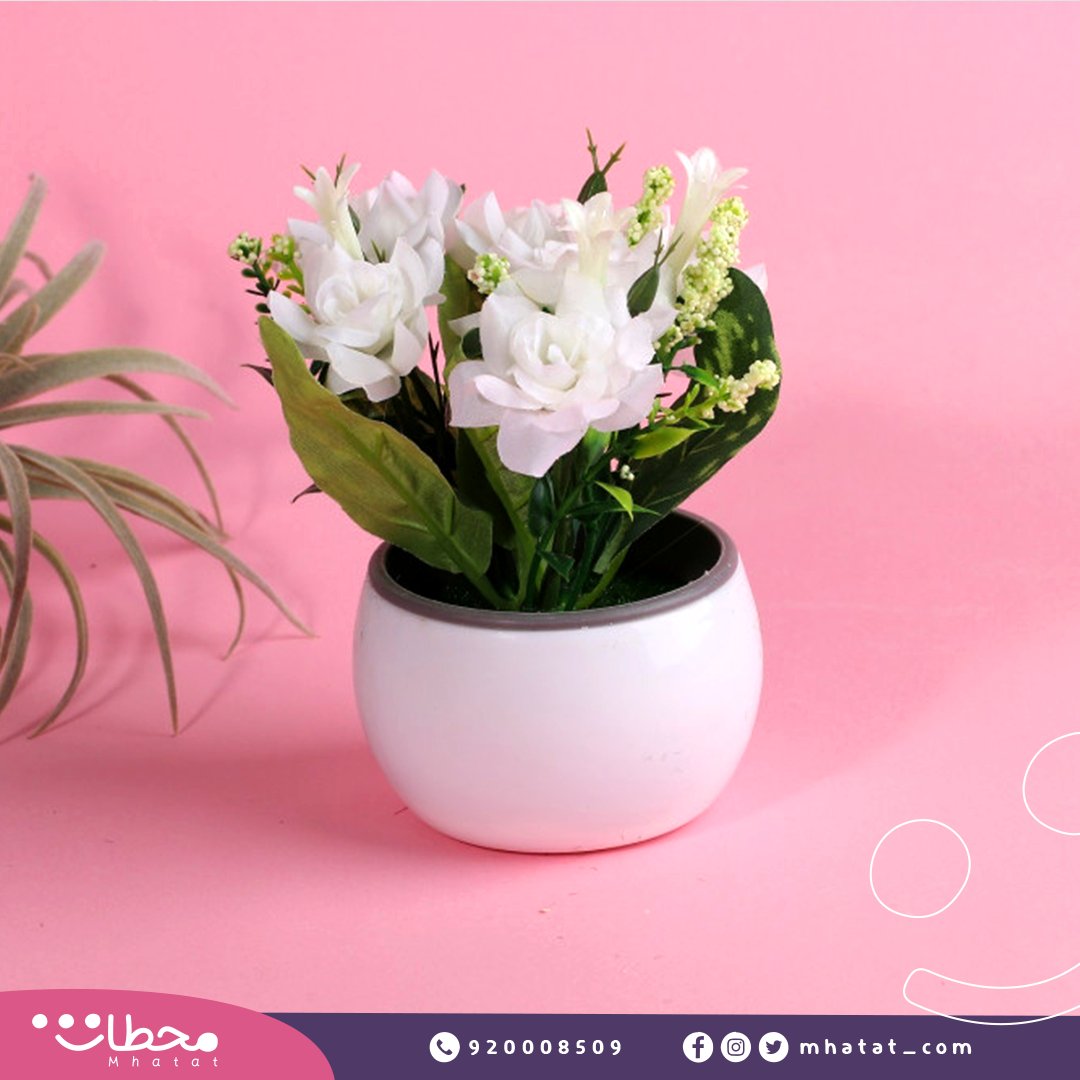 حوض ورود صناعية صغير، بالوان لطيفة وحوض أبيض، بارتفاع 15 سم 🌱💚
بـ 8.05 ريال

تجدونه في: محطة الحديقة > بذور وادوات زراعة
ow.ly/TVg650J8qhh