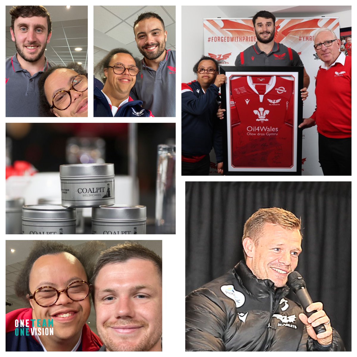 Fantastic time @scarlets_rugby. Thank you showcasing @coalpitwc18 #welsh #cakes at the sponsors function. @MichaelBeynon7 @Food_DrinkWales @FoodDrinkWales #west #wales #MencapMythBuster
