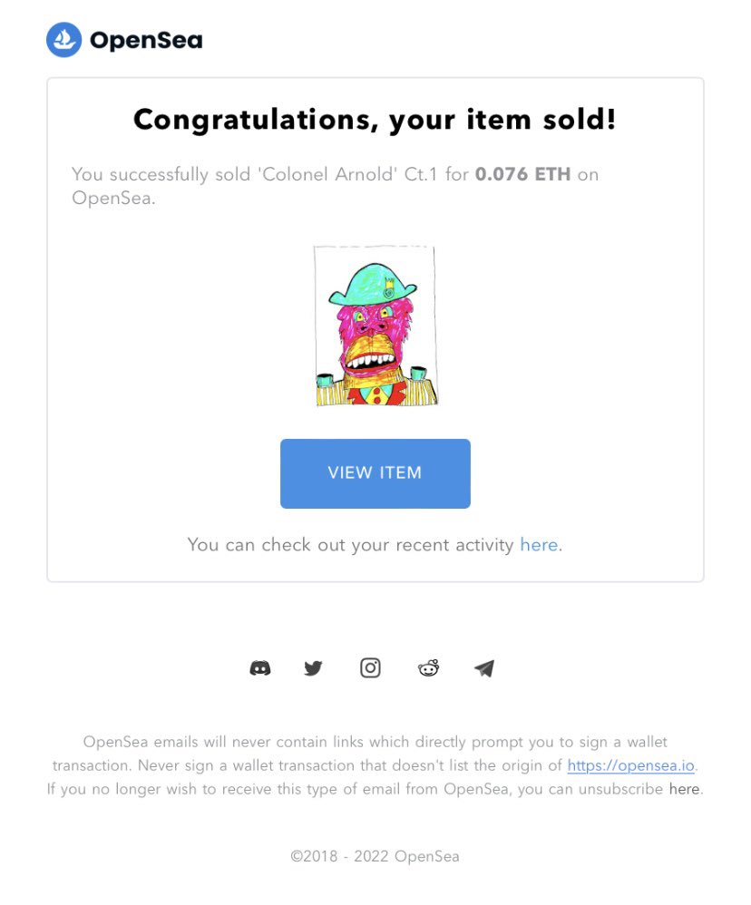 DrunkGrandpaNFT's tweet photo. WOW❗️❗️❗️
All 6 #NFTs sold in 15 minutes 🚀 I can’t express the feeling that I have right now 👀
Love to the people who believe in the project and like my art ❤️ https://t.co/rrNtTPKIVm
