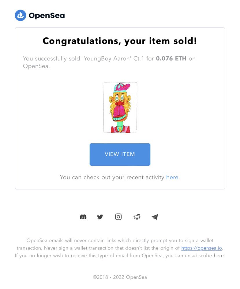 DrunkGrandpaNFT's tweet photo. WOW❗️❗️❗️
All 6 #NFTs sold in 15 minutes 🚀 I can’t express the feeling that I have right now 👀
Love to the people who believe in the project and like my art ❤️ https://t.co/rrNtTPKIVm