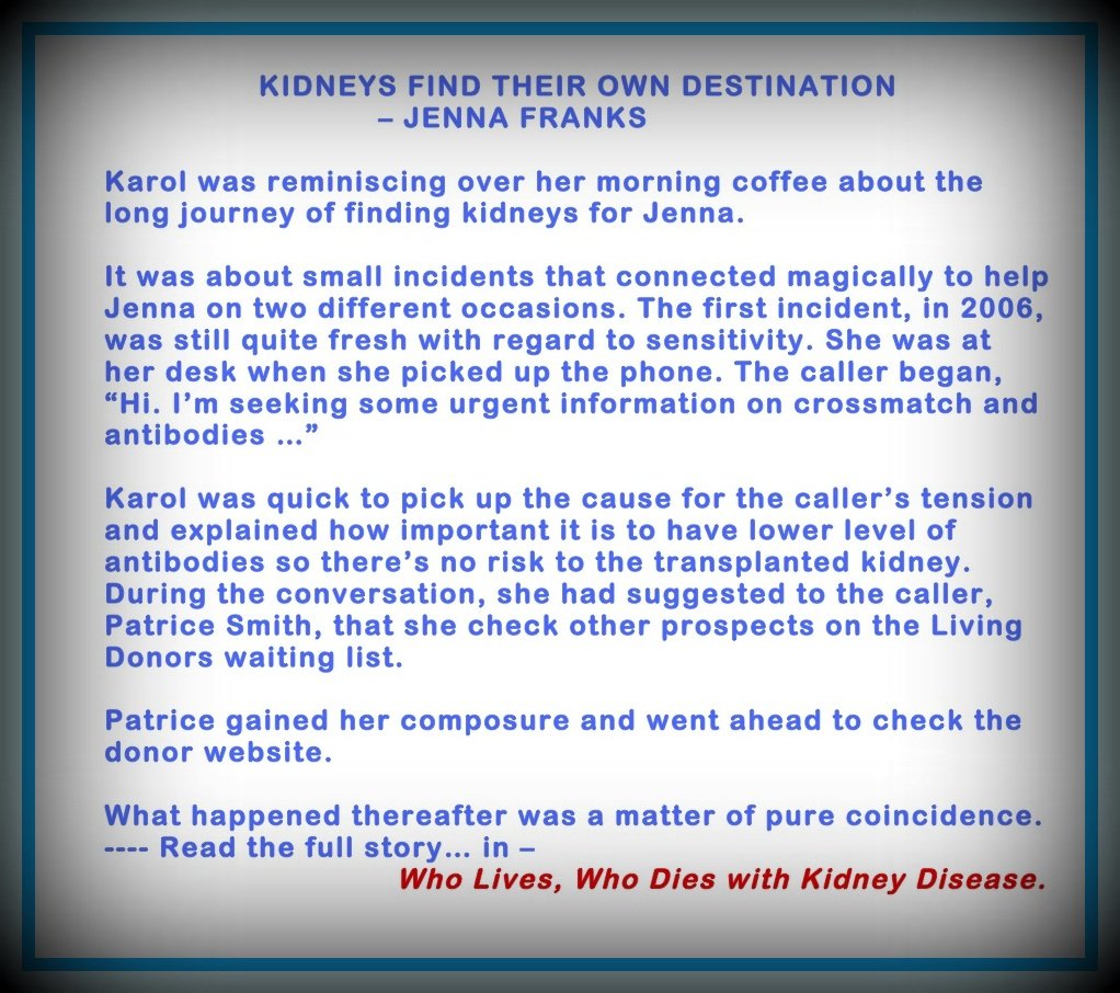 Who Lives Who Dies With Kidney Disease tweet media