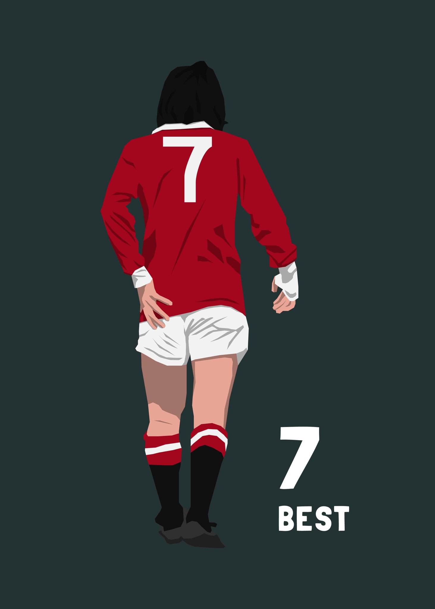 Happy birthday \" George Best   Never forgotten     