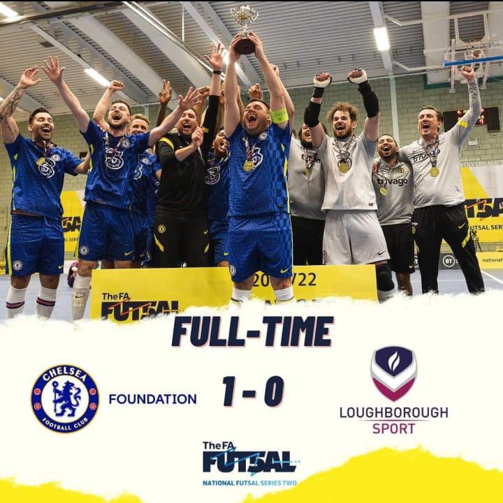 Congratulations to the Chelsea Futsal team who beat Loughborough 1 - 0 to win the National Futsal Series Play off Final! 👏