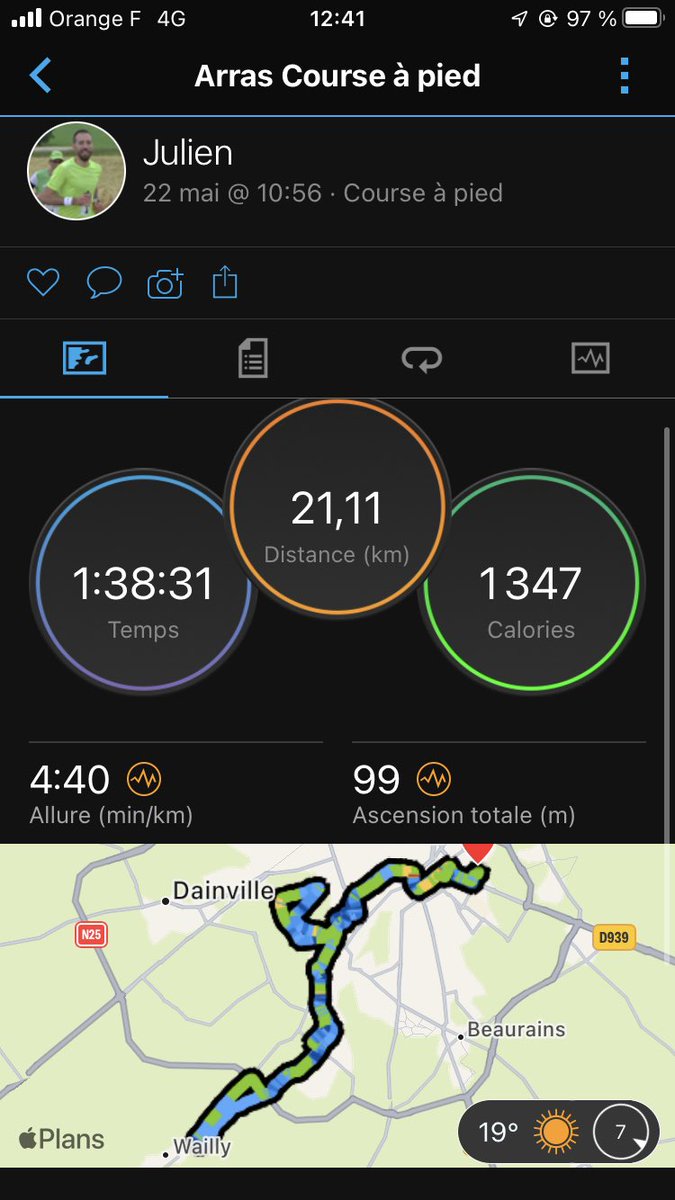 JulienBocquet's tweet photo. [OBJECTIF REPASSER SOUS LES 1H40 🏃🏻‍♂️💨⌛️🥵AU SEMI]✅
Content d’y être parvenu 😎☀️🌅
#run @VilleArras le long du #crinchon 🏞🌳#arras #achicourt #agny #wailly 
Les 👟#adidasSL20 tjs aussi efficaces 👌🏼
Happy Sunday les coureurs et les coureuses 😋🏃🏼‍♀️🏃🏻🏃🏻‍♀️🏃🏻‍♂️🏃🏾‍♀️🏃🏾‍♂️🏃🏽‍♀️🏃🏽‍♂️ https://t.co/mbfCX7e0Um