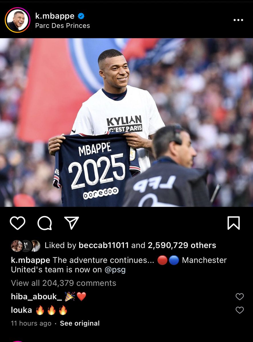 I'm so confused - why is this Mbappe's Instagram caption 💀
