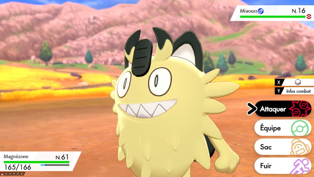 Chrink_Sh's tweet photo. Mon 7ème Shiny pour le #CommunityDexFR Miaouss de Galar en 609 rencontres. https://t.co/e84IQmVZZe