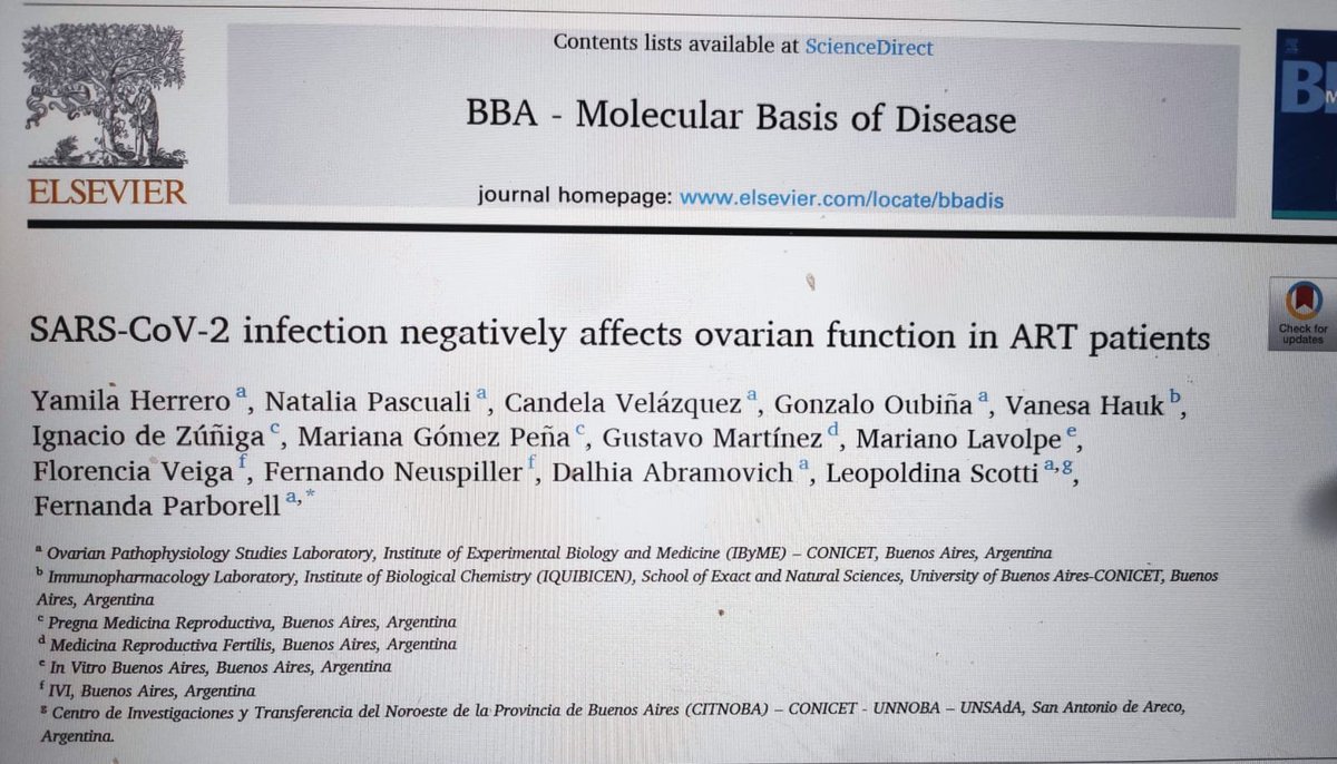 Y si te dijera que la infección por #COVID19 puede haber afectado a tu función ovárica?

Has padecido la covid19 y te está costando quedarte embarazada?

Seguramente no lo sabes, como tantas investigaciones relacionadas con salud femenina.

Así que vengo a hablar de ello.

#Hilo