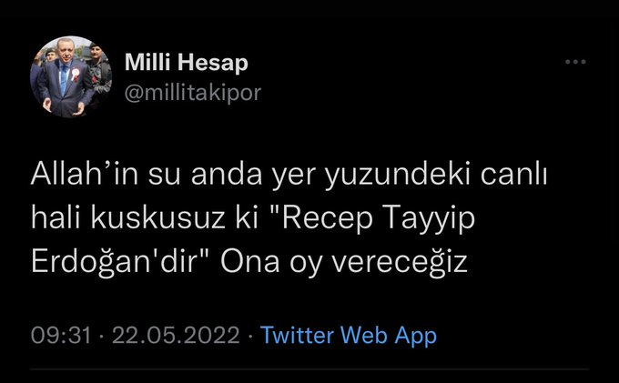 Muhtemelen zilletçi ve aramız sızmış provakatör bir müşrik. Engelleyin yayılmasın. ➡️➡️ @millitakipor ⬅️⬅️