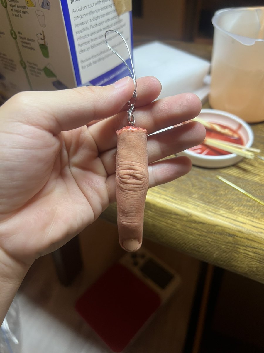 SlaveZro　指キーホルダー 指キーホルダー販売します。