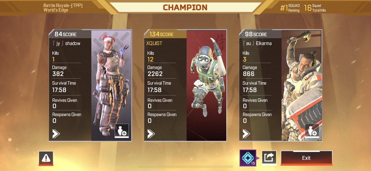 TobbieHD (@tobbiehd) on Twitter photo First game on Apex Mobile and honestly this could be the greatest Mobile game yet 👑 <a href="/PlayApex/">Apex Legends</a> First game on Apex Mobile and honestly this could be the greatest Mobile game yet 👑 <a href="/PlayApex/">Apex Legends</a>