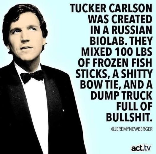windthin's tweet image. I am not saying this is true, but I challenge @TuckerCarlson  to prove it&apos;s not true.

#TuckerCarlsonsProblems #TuckerCarlsonWasMadeInARussianLab