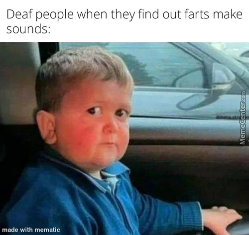 dstl1tr's tweet photo. #meme #deaf #fart #sound #smell https://t.co/XRkWoS7ymK