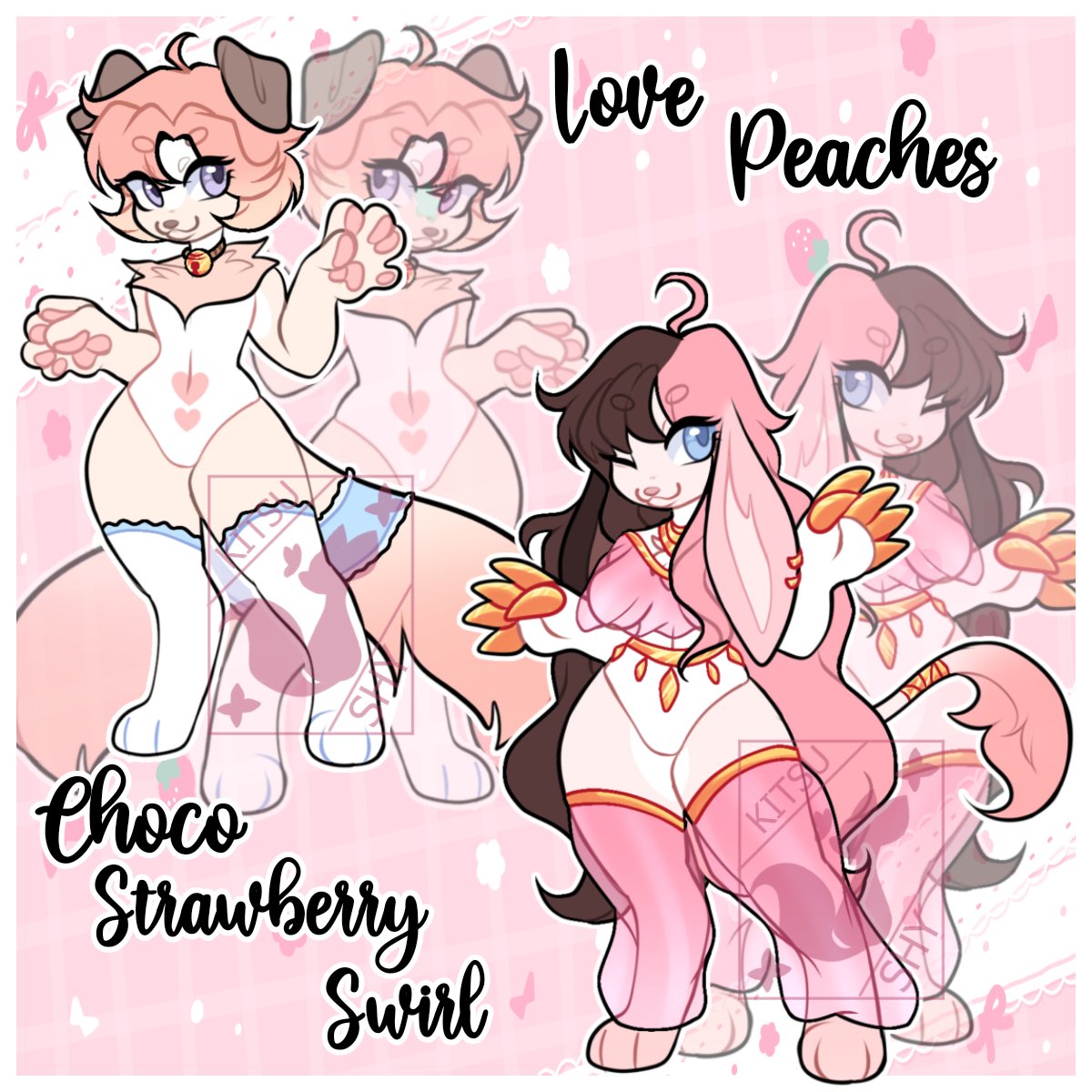KitsumeButterfy's tweet photo. Designed some Gals with the base I bought and I pretty much love the results and I hope ya'll do.
Putting them up for OTA! Minimum of $25 and AB1 of $60 AB2 of $80
Winner will get the unwatermark version
Base by Mell Zinha
Design by KitsumeButterfly
#KitsuAdopt #KitsumeButterfly https://t.co/YJ2YBXS1bh