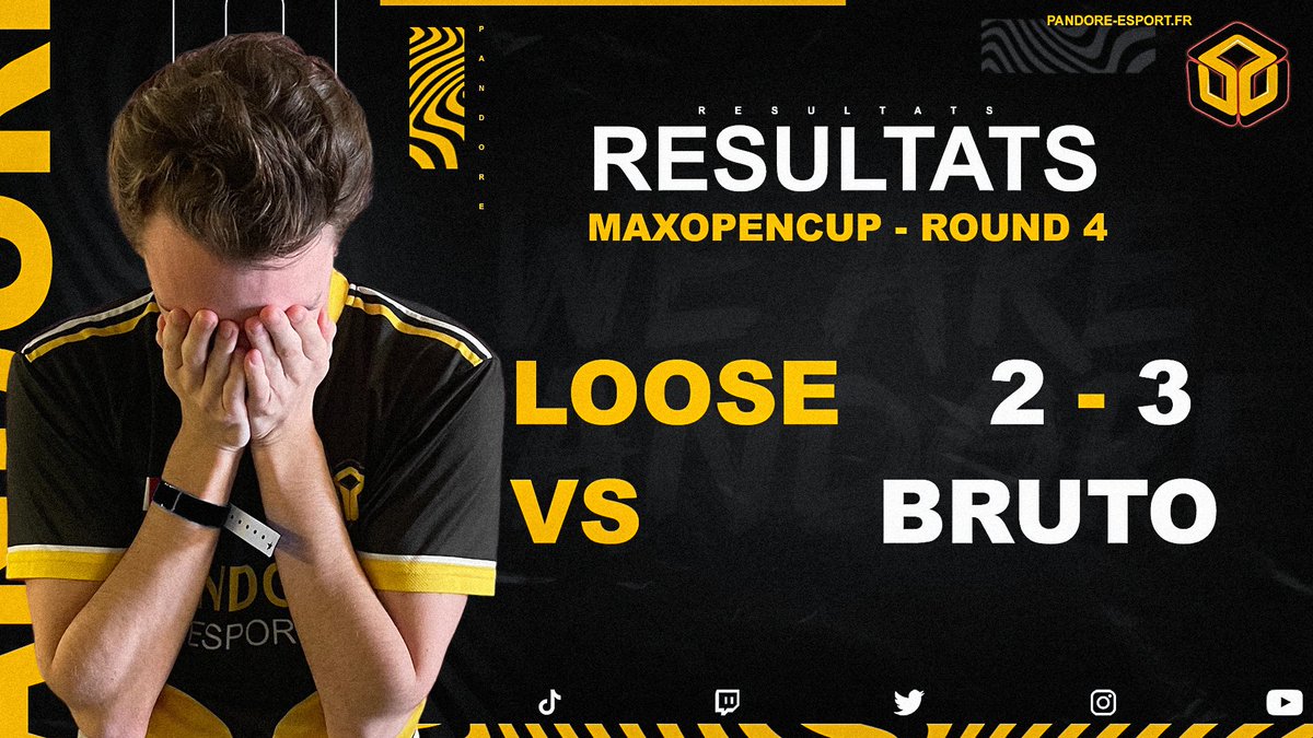 Pandore_esport's tweet image. [ #Hearthstone ]

Parcours difficile pour notre joueur @Vybon_HS dans la #MaxOpenCup :

❌ Loose 2-3 vs #BruTo 🇪🇸

Avec un score global de 2W-2L, la qualification aux playoffs semble devenir compliquée !

Quoi qu'il arrive, go récupérer toutes les victoires restantes ! 🔥⚫️🟡