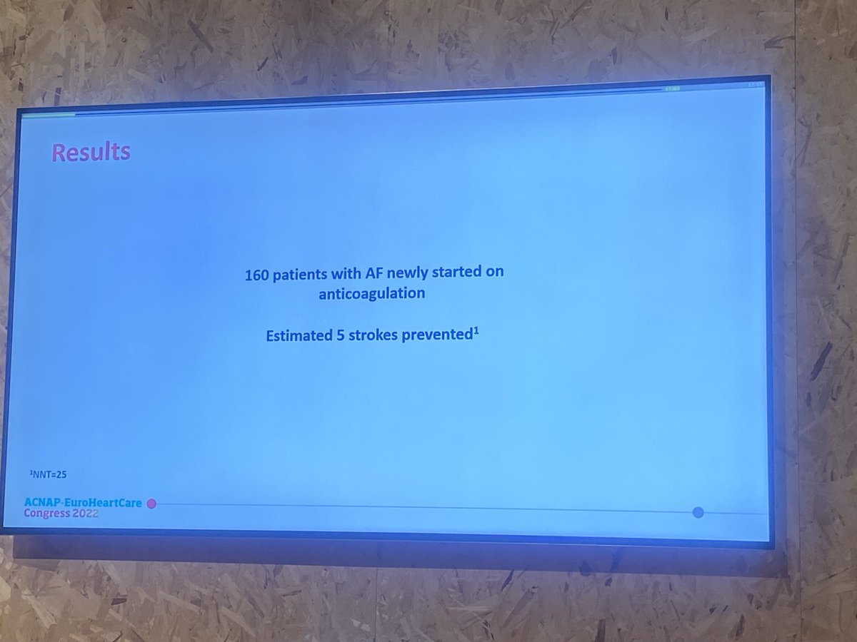 santon74's tweet photo. @MitsP90 Presenting the work ⁦@BartsHospital⁩ demonstrating significant improvement (94% at 9months) in anticoagulation in people with #AF ⁦@escardio⁩ #EuroHeartCare ⁦@UCLPartners⁩ ⁦@mdstbarts⁩ ⁦@Ral_sez ⁦@ELoPE_Barts⁩ https://t.co/avYFWLuGhh
