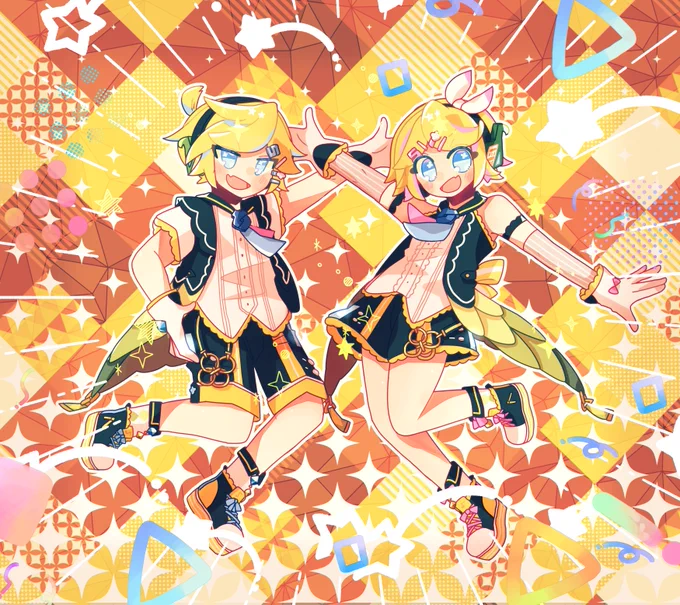 この度MIKUCrossing♪ HOMEParty02『鏡音橙黄歌合戦』のビジュアルと衣装デザインを担当させていただきました✨
いつもとても楽しく拝見させていただいているのでお手伝い出来たことがとても光栄です、みなさまよろしくお願いします🧡💛

#MIKUCrossing #HOMEParty #鏡音橙黄歌合戦 