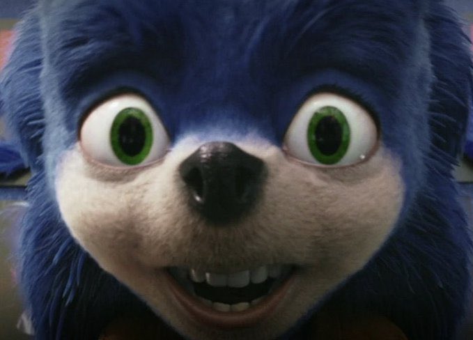 RT @orangegame07: Cursed Sonic Face (Sonic The Hedgehog Movie 2020) https://t.co/L6YbBNeUum