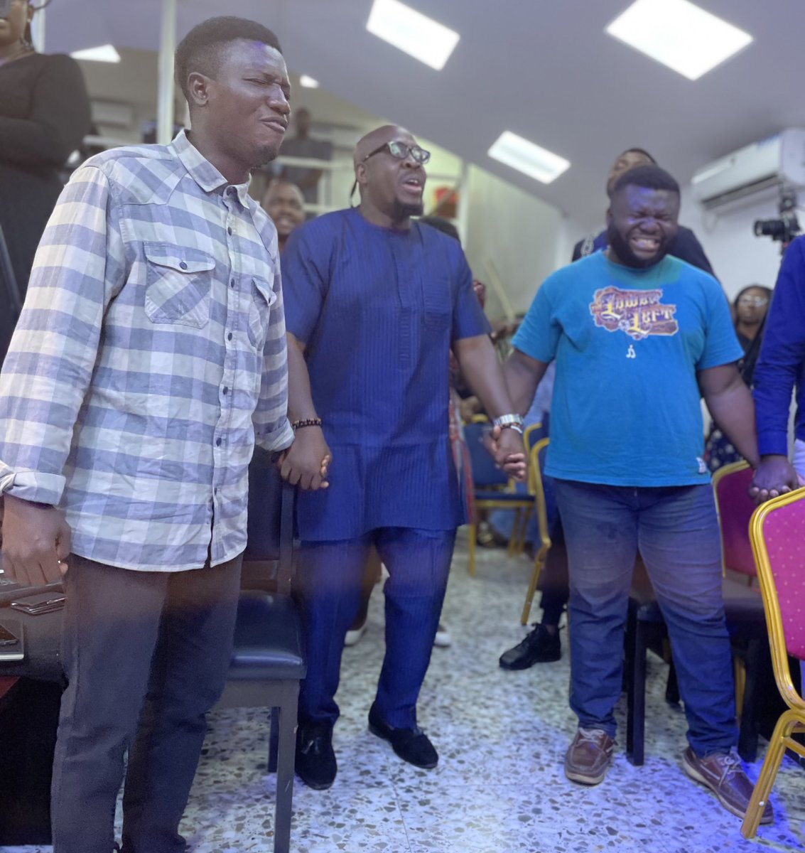 slassembly's tweet photo. “Where two or three are gathered in my name I am in the midst of them” (Matt 18:20)
Chain praying in the HolyGhost as led by the Spirit - There is a shift in the Spirit and the Atmosphere
The Change is Here!
#AtmosphereShift #ChainsBroken #HolySpiritActivate #TheikosDoxa https://t.co/VmaqEB20No