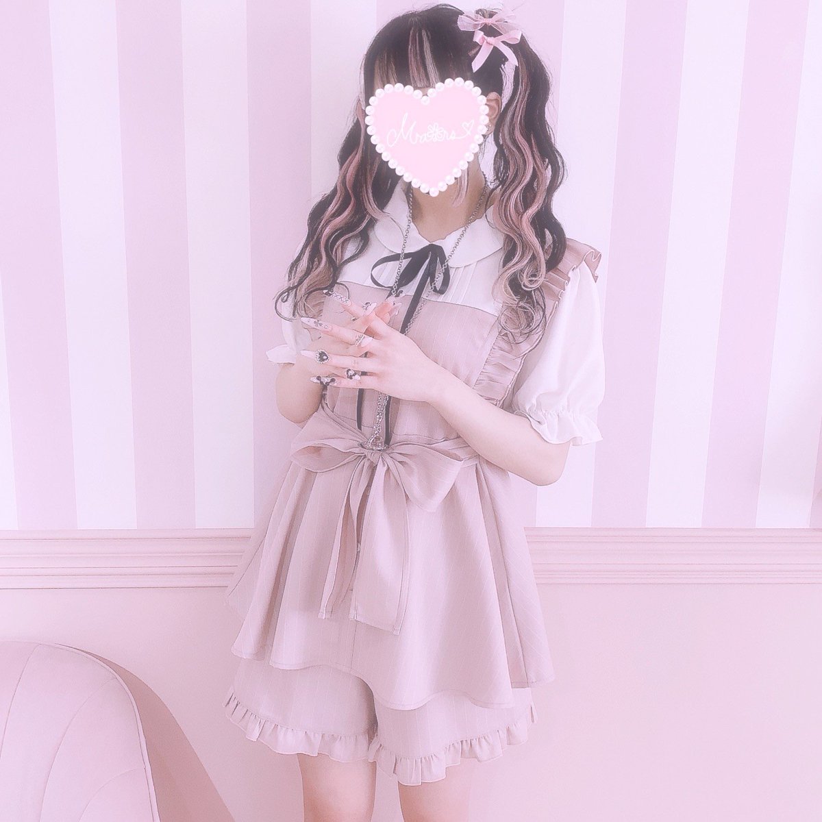 単品購入可 ☆浜崎あゆみ系☆MA*RS☆ピンクチェック☆3点