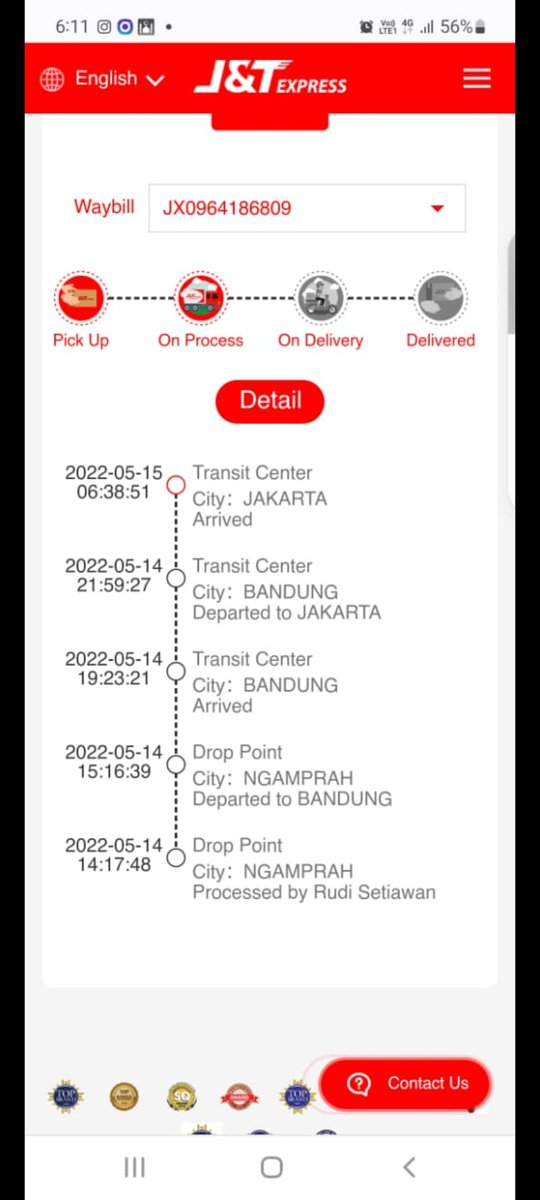 bilfaqih's tweet photo. @jntexpressid ini gimana woi!! paket ga bergerak dari tanggal 15 MEI 2022 JX0964186809 https://t.co/lg9KRufF39