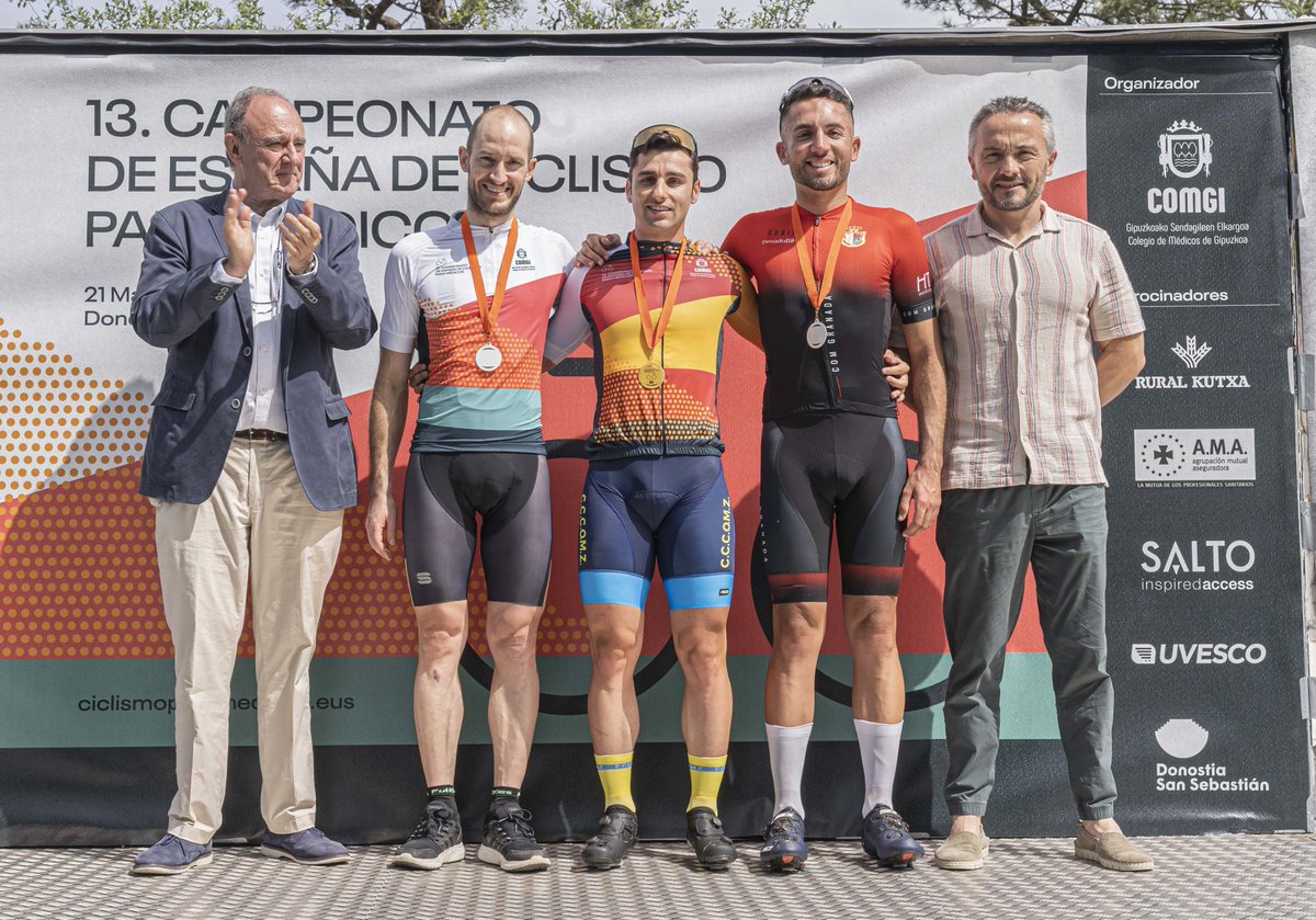 XIII Campeonato de España de Ciclismo para Médicos disputado el pasado 21 de Mayo en Donostia San Sebastián

🥉Puesto en la Clasificación General Absoluta y en categoría M1 

<a href="/clinicogranada/">Hospital Universitario Clínico San Cecilio</a> <a href="/comgranadacom/">Colegio de Médicos de Granada</a>