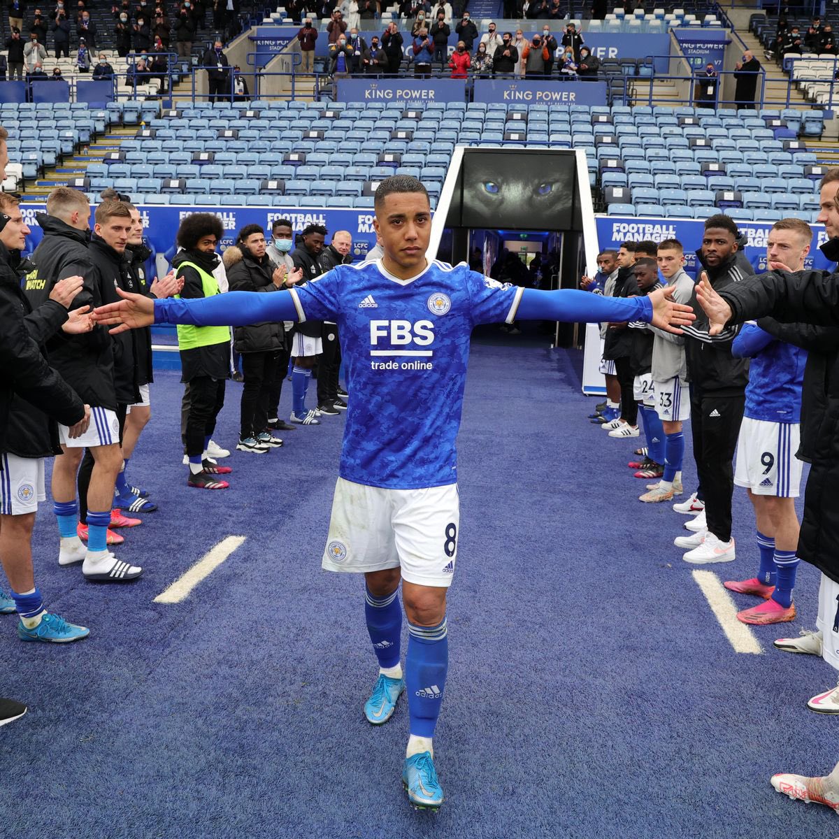 Jack1Whitman's tweet photo. If it really is your last game for us today, we just want to say thank you. 

A Leicester Legend in my eyes. 

Thank you Youri. https://t.co/iSj0bH2S4I