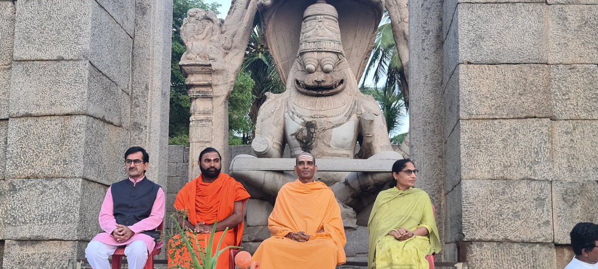 bst_arya's tweet photo. #IDY2022 #योग_उत्सव_हम्पी कर्नाटक सरकार के पर्यटन मंत्री श्री आनंद सिंह जी के सहयोग से पूज्य स्वामी वचनानंद जी के साथ
@swabhimani1 @yogasanaindia @UshaBhagat16 @shwaasayoga @Sanjivani_MPYS @Anand_arya246 @bhagwantkhuba @AnandSankeshwar @SmithaNaik5 @RamaladRekha @sharanegoudaYB https://t.co/6PCGSsvOl0
