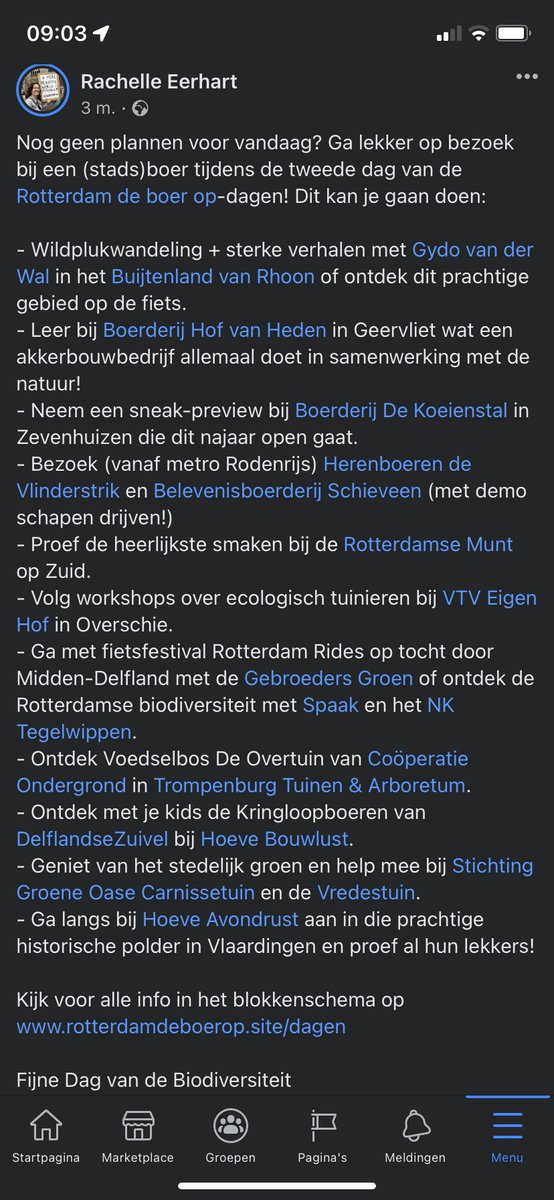 Rdamdeboerop's tweet photo. Er is veel leuks te doen vandaag op de tweede dag van de #rotterdamdeboerop-dagen. De (stads)boeren heten je graag welkom op hun erf tijdens de Internationale Dag van de #Biodiversiteit! Kijk op https://t.co/VoslzHoTUO voor alle details. Veel plezier! https://t.co/xyroFrsUJ4