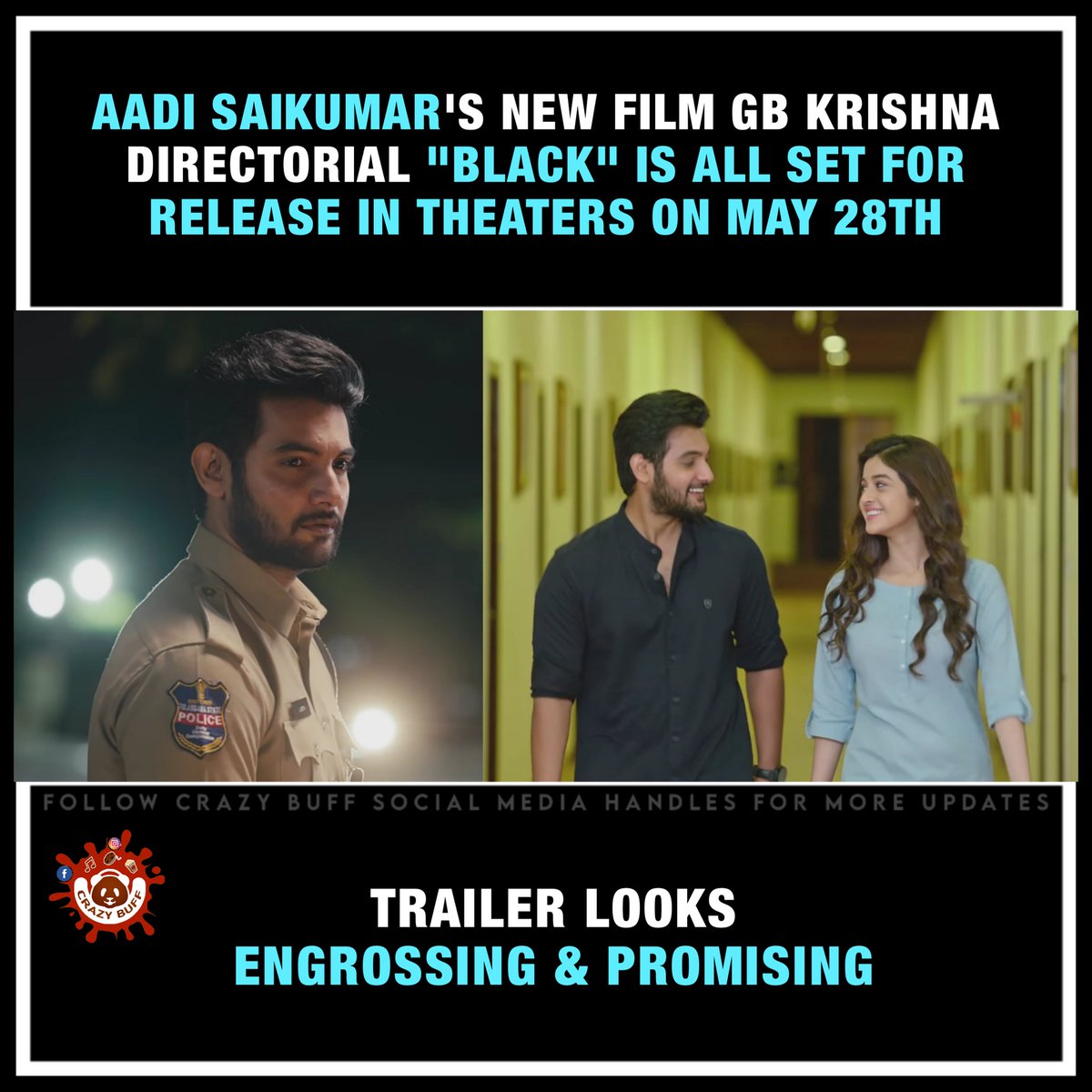 CrazyBuffOffl's tweet photo. #AadiSaikumar #KoushalManda #DarshanaBanik #GbKrishna #Black
#BlackMovie Trailer ▶️ https://t.co/8FoKpIIrVX https://t.co/1vmAUvQPRy