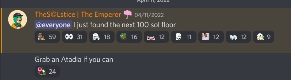 The__Solstice's tweet photo. hahah some people want to know my thoughts about atadia

i've been saying this

too much value and potential https://t.co/C5ciEroFws
