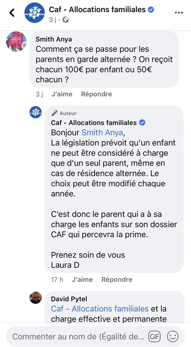 EgaliteParents's tweet photo. @NadCarcasset_91 @VMerogis @villesgdb91 @VilledeMorsang @AssembleeNat Porterez-vous à l’assemblée nationale un projet de loi sur l’injustice qui touche un parent séparé sur deux ?

A cause de la Loi R513-1 sur l’unicité de l’allocataire, un parent à toutes les aides liés aux enfants; et le second parent est considéré comme n’ayant pas d’enfant https://t.co/1elnO5lQ9R